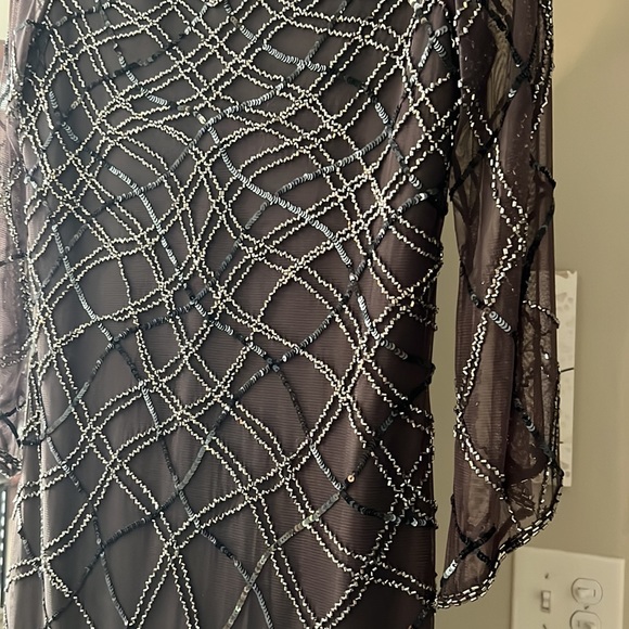 J Kara Sequin Cocktail Dress - Picture 4 of 4